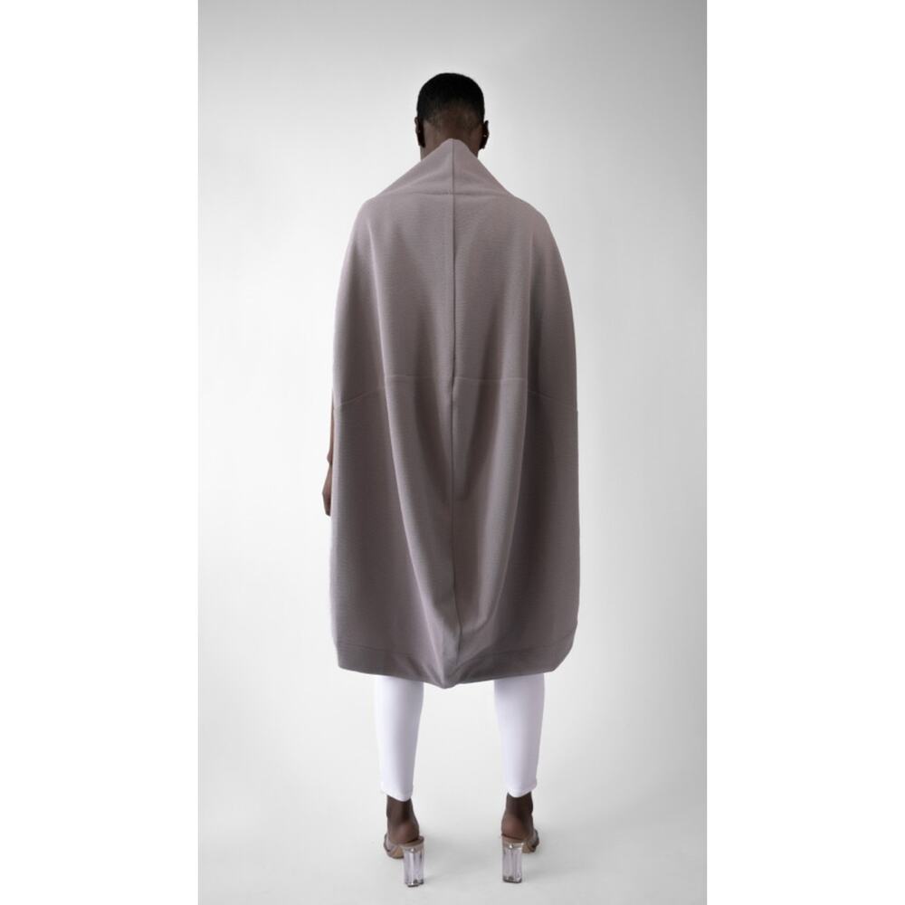 Evryday Jane Gail Travel Pod Cape Black NWT PLUS size 2X/3X Poncho Minimalist - Picture 4 of 16